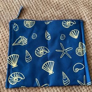 Seashell Pattern Beach Bag Pouch